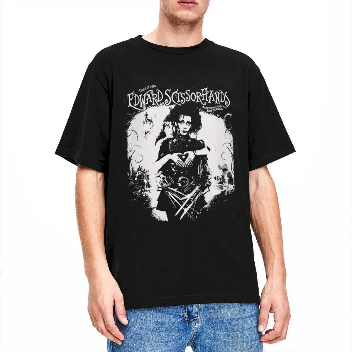 Edward Scissorhands Accessories Shirt Men Women Funny Pure Cotton All Seasons Tee