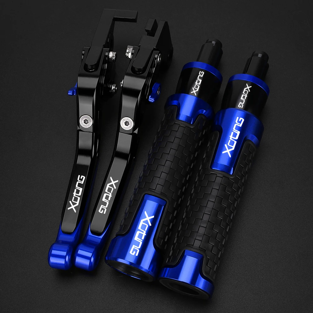 

For KYMCO XCITING 250 300 400 500 2018~2023 Motorcycle Foldable Brake Clutch Levers 7/8'' 22mm Handlebar Handle Grips Ends