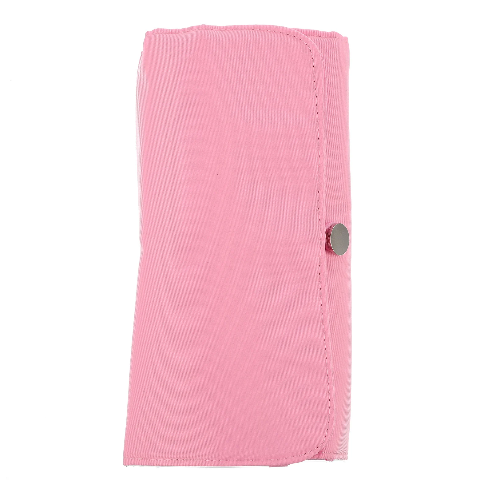 1 Przenośny futerał na pędzle do makijażu z dużą klapką i grubą tkaninową wyściółką do podróży i organizacji w domu