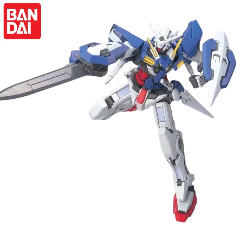 Genuine Bandai Hg 1/144 Exia Gn-001Exia Setsuna Oo Gundam Plastic Model Cool Gift Mecha Warrior Figure Educational Toy