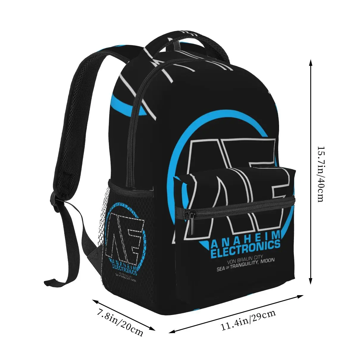 Gundams Anaheim Electronics Backpack Student Boys Girls BookBag Children School Bag Computer Shoulder Bags for Men Women