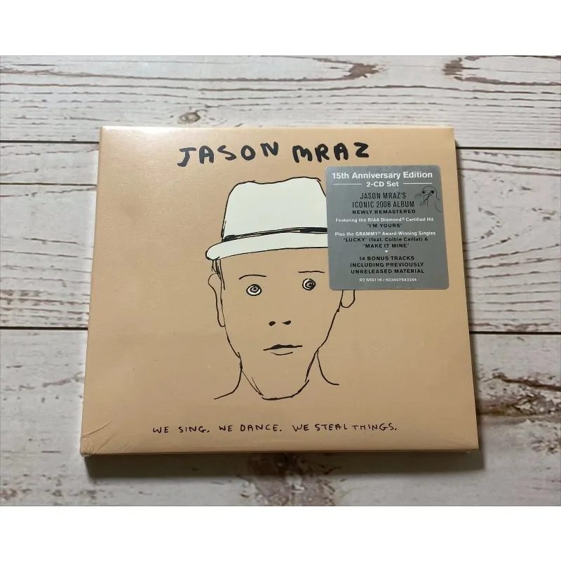 

Джейсон Мрейз: Популярные английские песни, сборник CD, лучшие хиты, ремастеризованный звук, для автомобиля и дома, новый, запечатанный, подарочный набор.