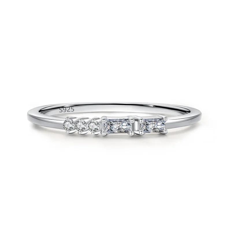

Роскошное высококачественное ювелирное изделие Schmuck Silver 925, модное платиновое кольцо для женщин