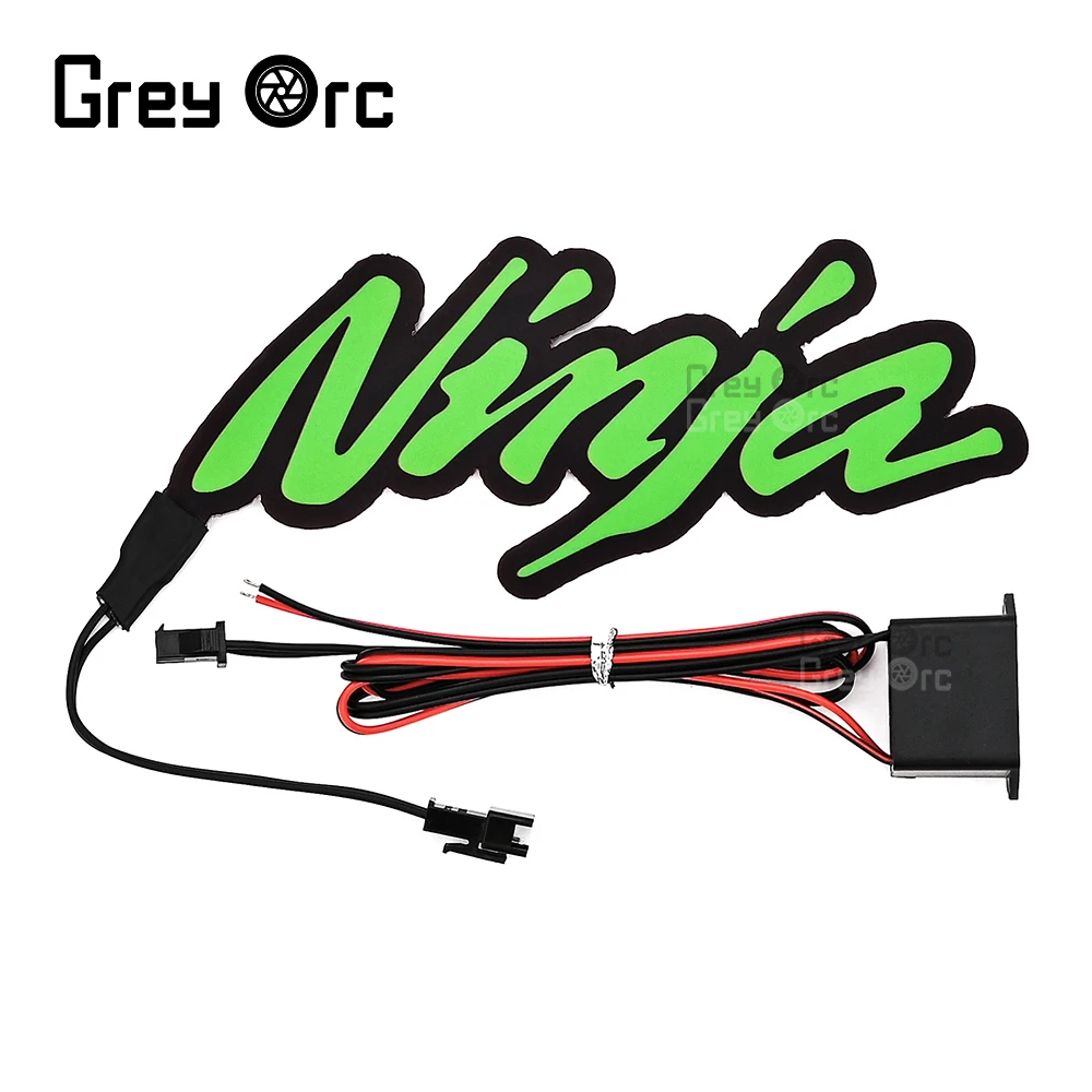 

Night Time Riding Signal Sticker Cold Flashing Stripe Light Lamp Luminous For Kawasaki Ninja 250 400 650 1000 SX ZX-6R ZX-10R