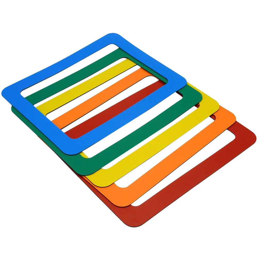 

5Pcs Magnetic Photo Frame Stickers Wear-Resistant PVC Picture Frames for Refrigerator Home Photo Decor Picture Frame