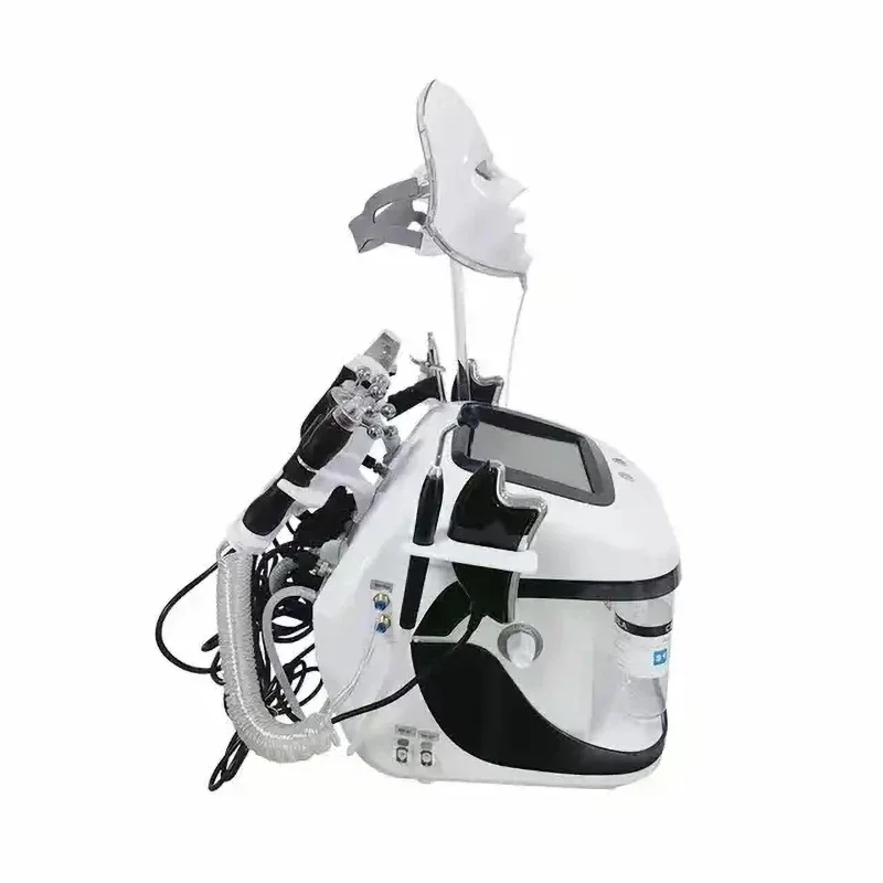 11 in 1 Portable Multifunction Hydra Dermabrasion Hydra Peeling Vacuum Blackhead Remover Skin Care machine With Led Facial Masks