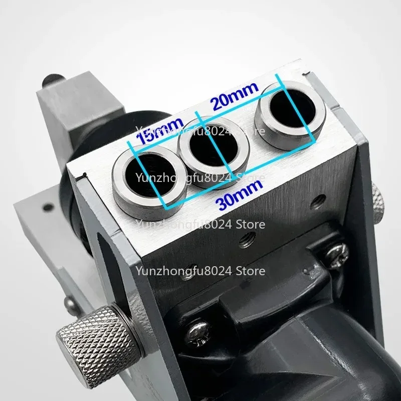 

Pocket Hole Drill Guide Jig for 15° Angled Holes Woodworking Tools for Strong Joints，Pocket Hole Jig Kit for Collecting Dust