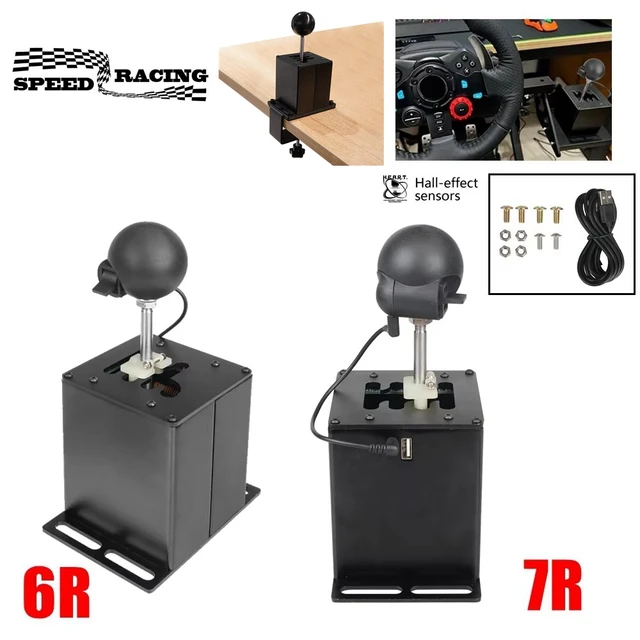 Dźwignia zmiany biegów USB do komputera H dla Logitech G29/G25/G27/G920/G923 dla Thrustmaster T300RS/GT dla ETS2 symulacji symulacji gra wyścigowa