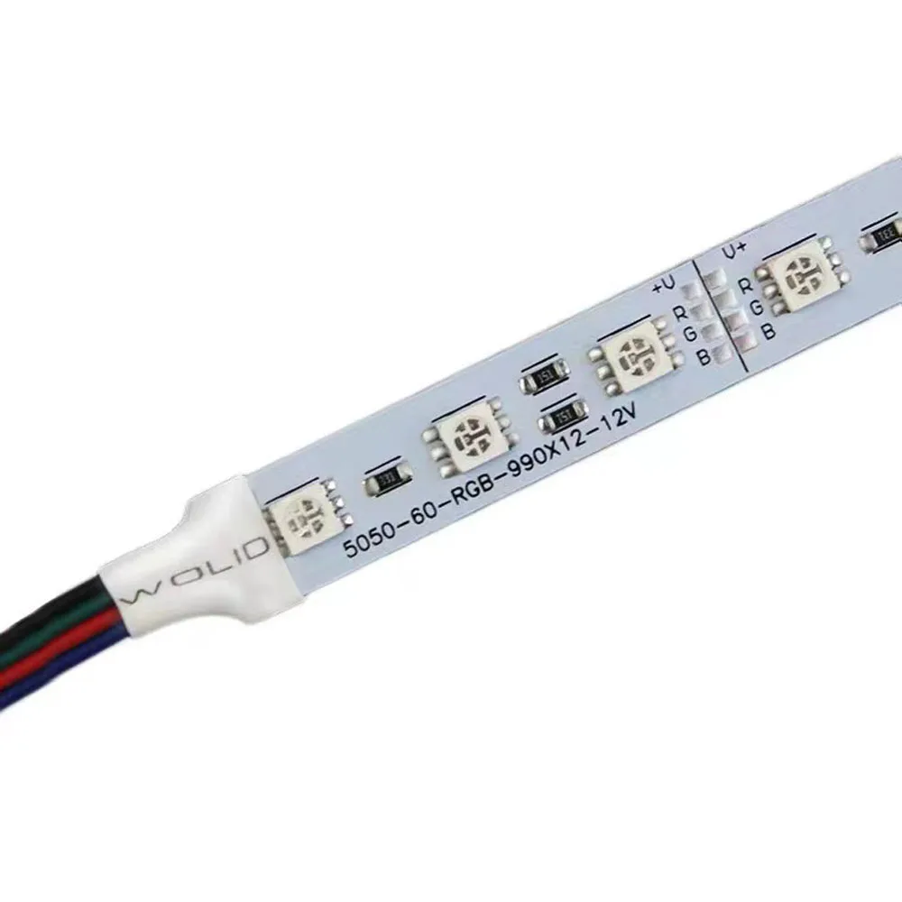 

100pcs 100cm 12V 24V LED Hard Strip 5050 RGB Rigid Hard Bar strip Colorful Changeable White Warm White Red Green Blue 72 leds/m