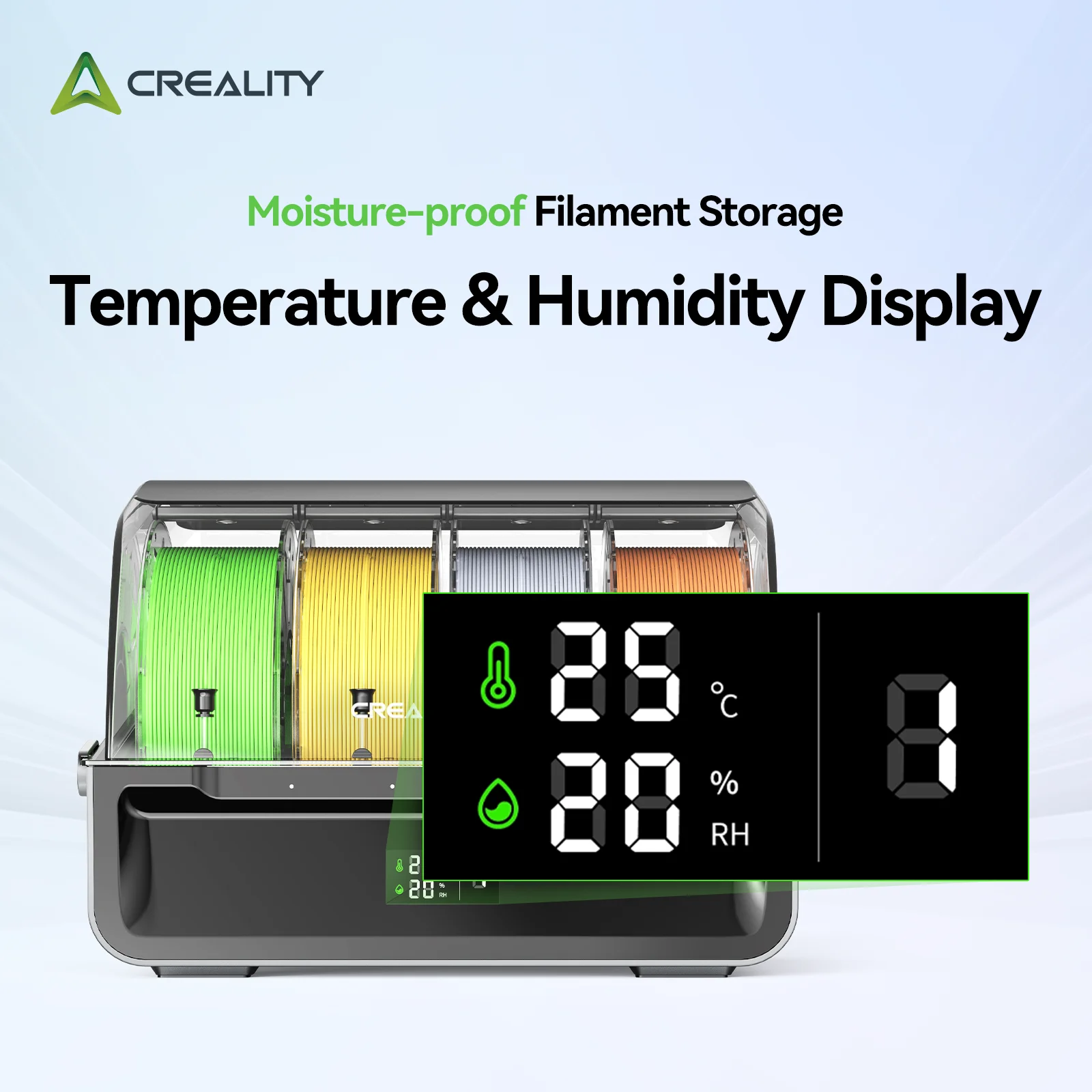 

CREALITY K2 PLUS CFS 4X Multi-Color Printing Add-On Kit Filament System Compatible Creality Hi 3D Printer Filament Dry Box