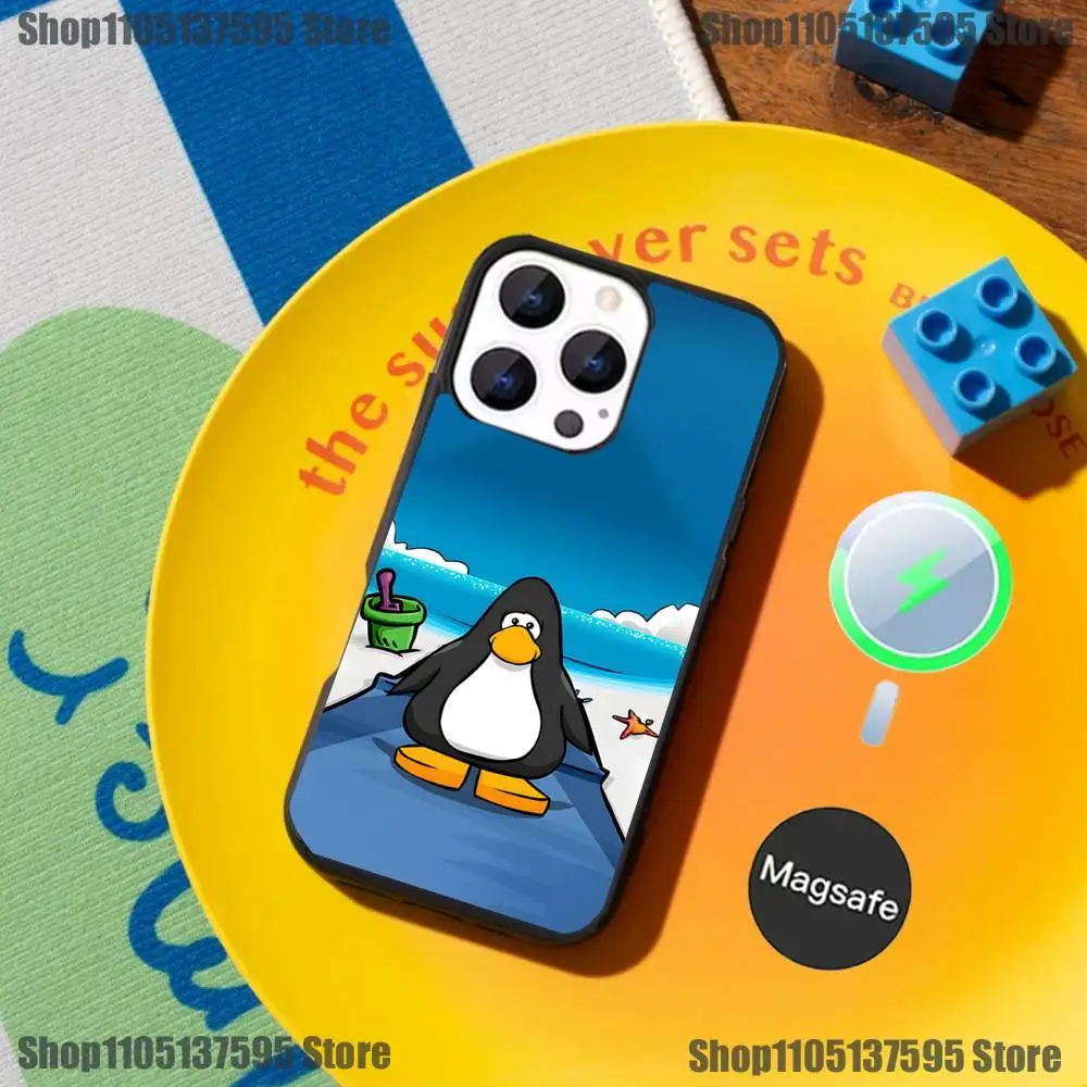Чехол для телефона Game C-Clubs P-Penguin-ns для iPhone 17,16,15,14,13,12,11, Pro, Max, Plus, Mini, SE4, E с магнитной беспроводной зарядкой Magsafe