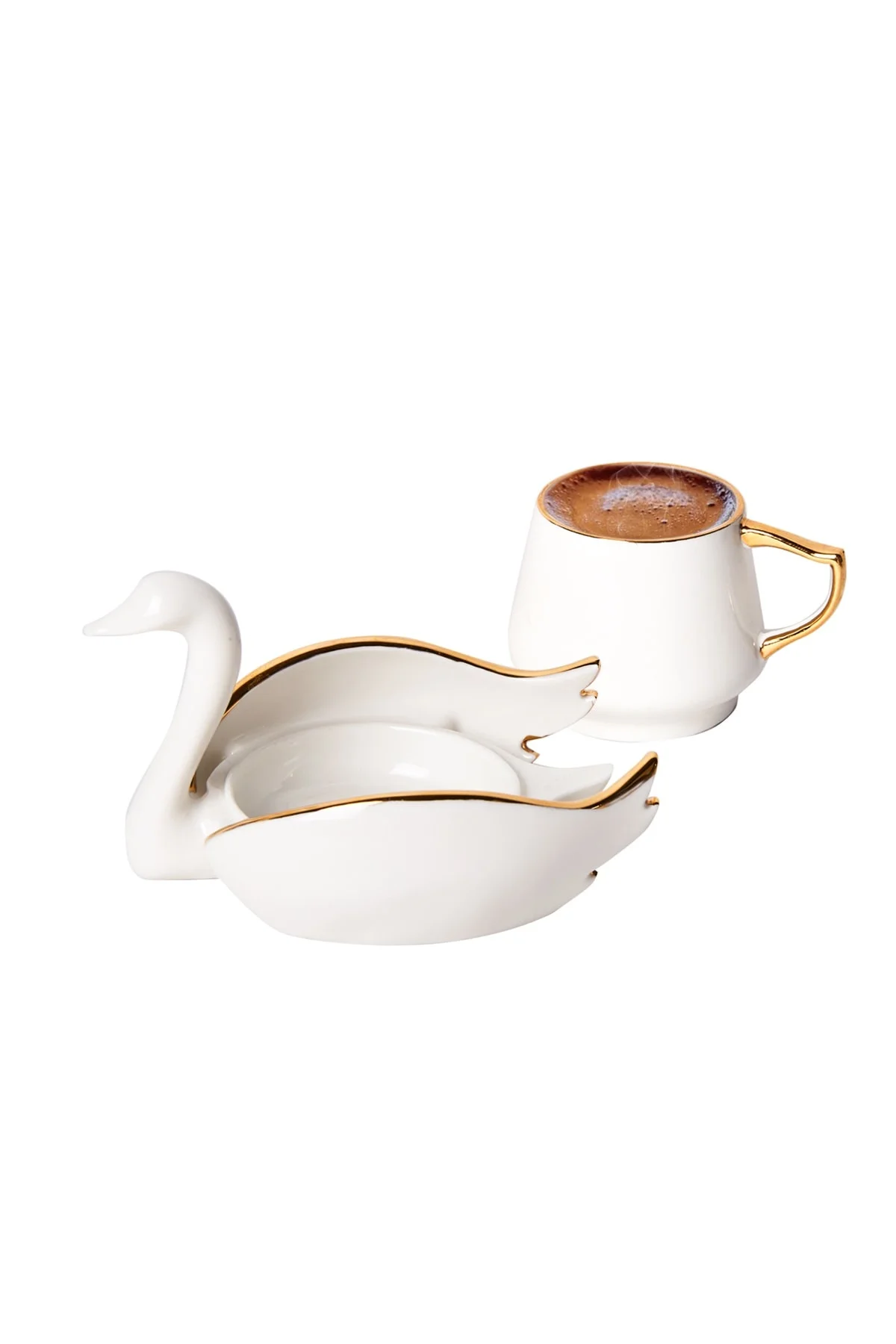 Karaca Swan 2 Personalidade Copo De Café Almofada De Servir