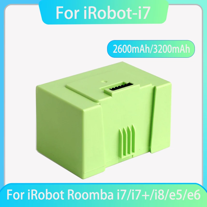 

I7 14,4 В 2900 мАч i7 Замена аккумулятора для iRobot Roomba e и i серии i7+ e5 7150 7550 i3 3150 i3+ 3550 i4 4150 i4+ 4624864