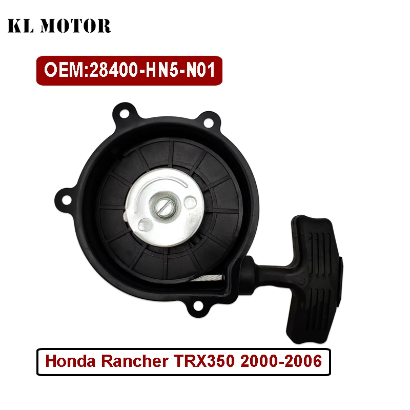 Zespół rozrusznika szarpany 28400-HN5-N01 Zamiennik do HD Rancher 350 2000-2006 28400‑HN5‑N01 CZĘŚCI do QUAD ATV UTV