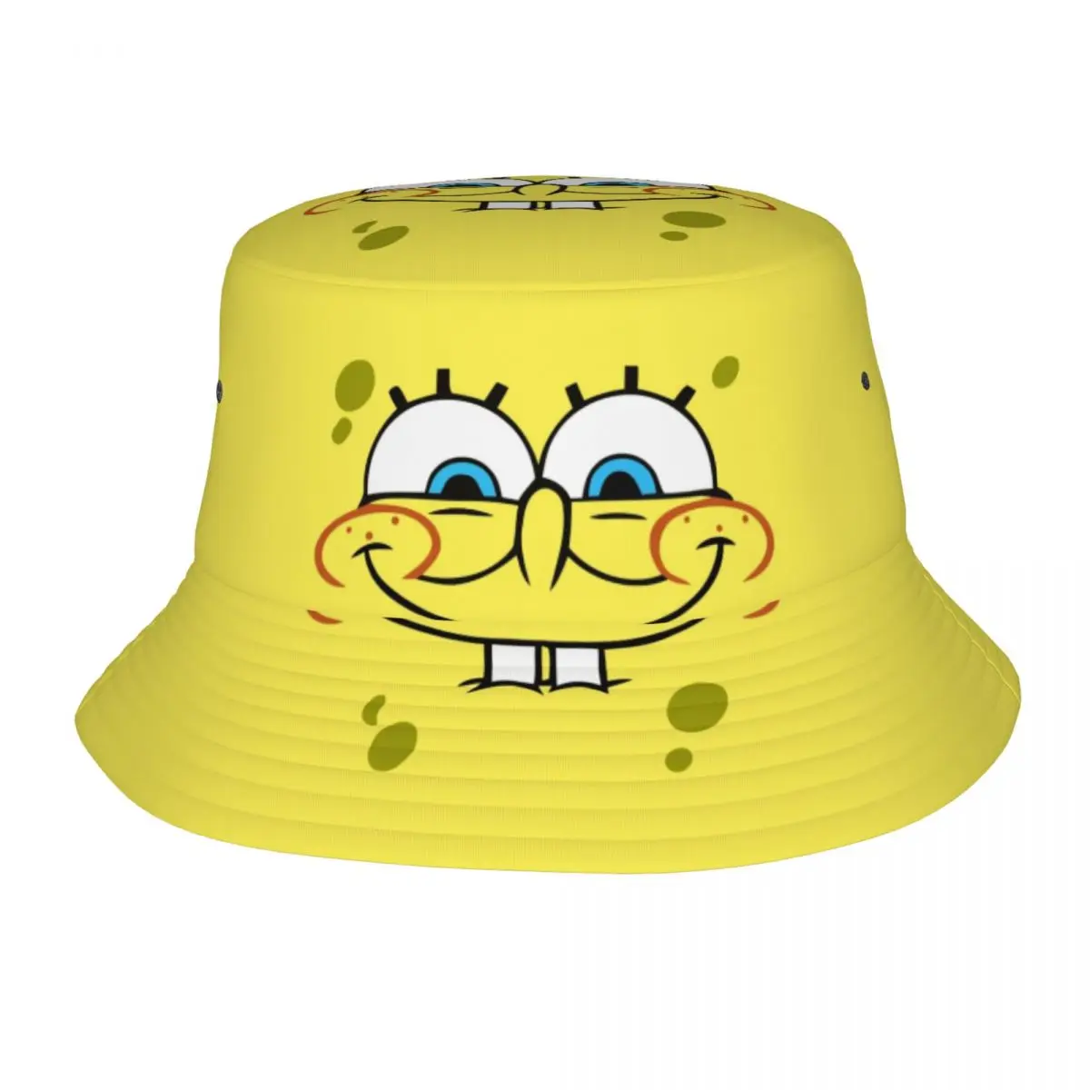 Women Harajuku Bucket Hat Spongebobed Outfit Bob Hat For Beach Headwear Lightweight