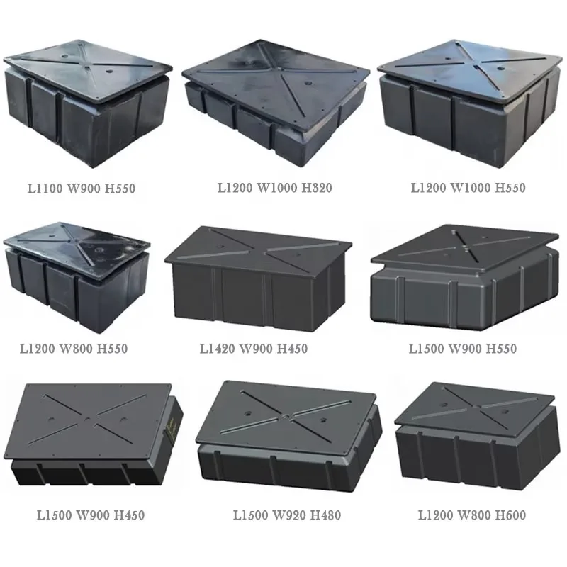 Floating Boxes PE Shell Pontoon Marine Engineering Floating Cases