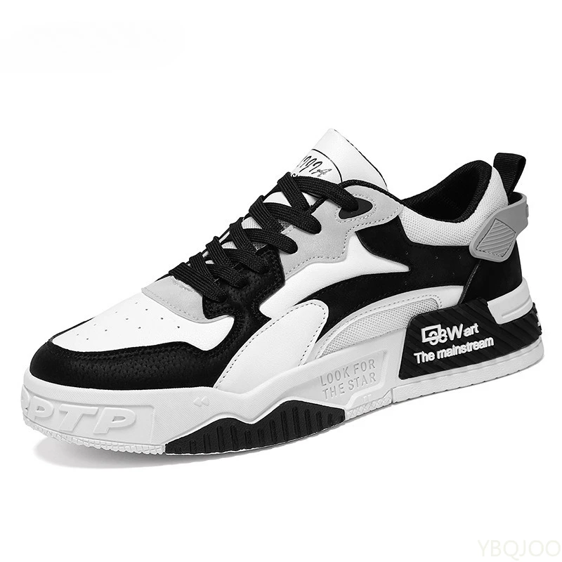 Large Size Spring and Autumn New Thick Sole Height Increasing Casual Men's Shoes Niche Trend Versatile Flat Sports Men's Shoes