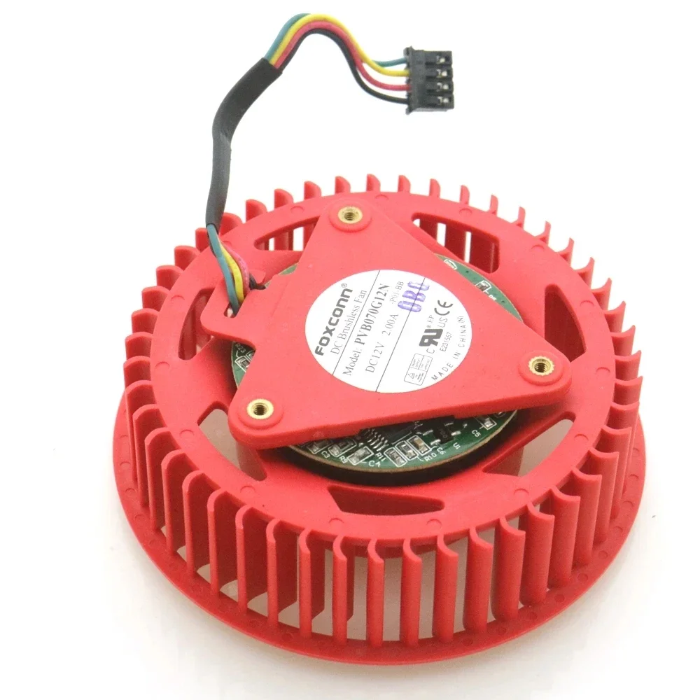 

PVB070G12N 12 В 2,00 А 4-проводной 4-контактный для AMD HD6970 6990 кулер для видеокарты охлаждающий вентилятор 4-контактный