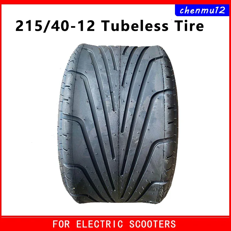 For Harley Large Electric Scooter Accessories Citycoco 215/40-12 Tubeless Tire Vacuum Tires 215/40/12 Tyre