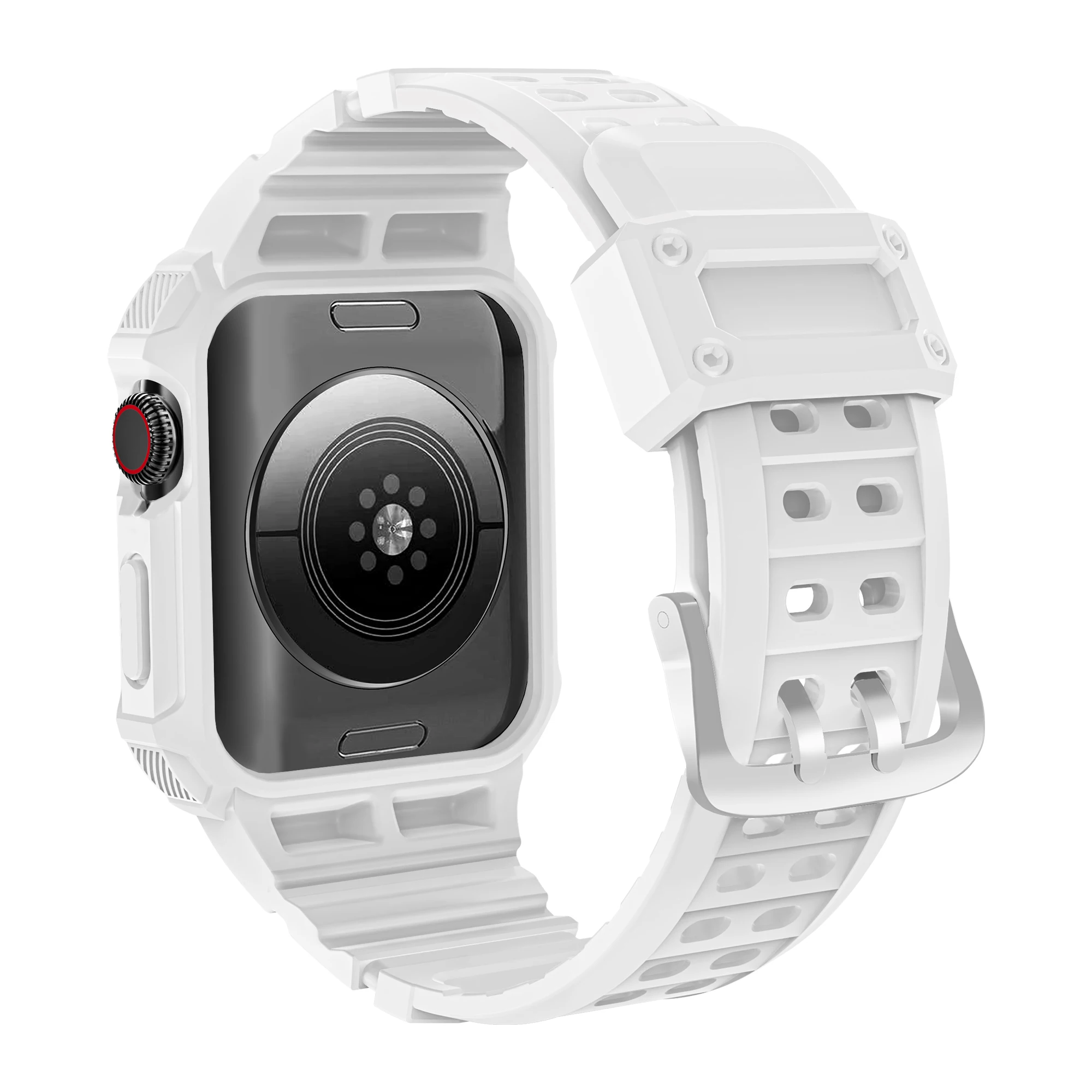 Dla Apple zegarek 45mm 44mm 42mm 41mm 40mm iWatch seria Ultra 8 7 6 5 SE 4 3 2 1 pasek, sportowy ochronny zapasowa opaska