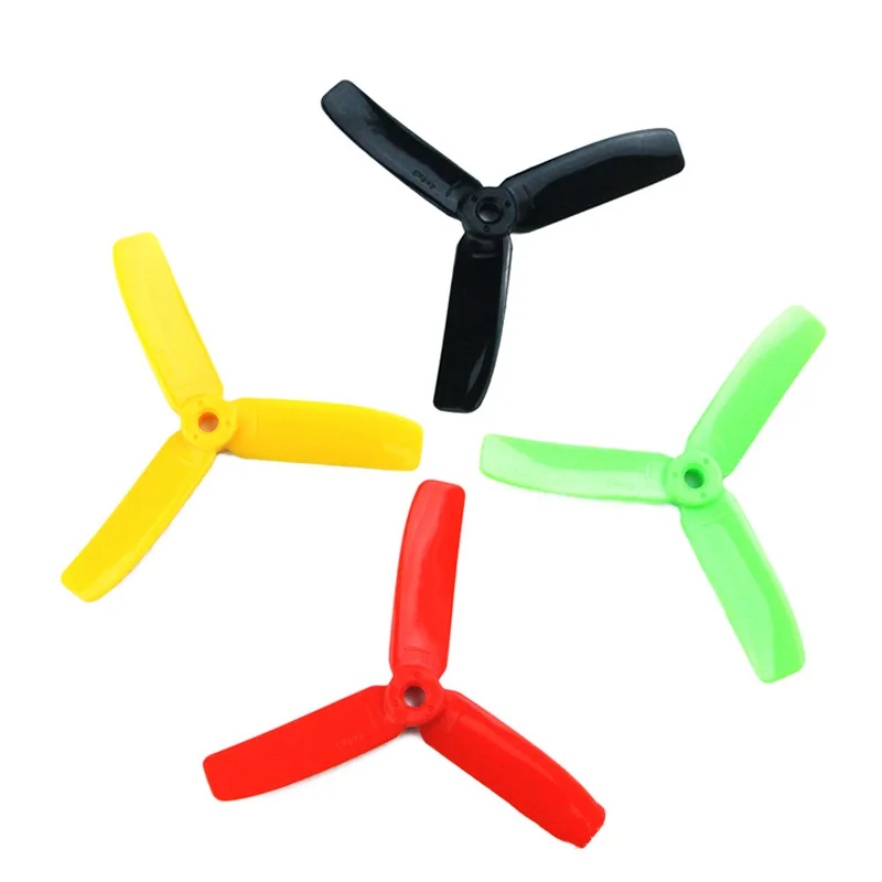 10pair/lot 4040 3 Blade Plastic Props Three-bladed Propeller Blades CW CCW Propeller for Mini FPV Mini Copter Quadcopter Parts