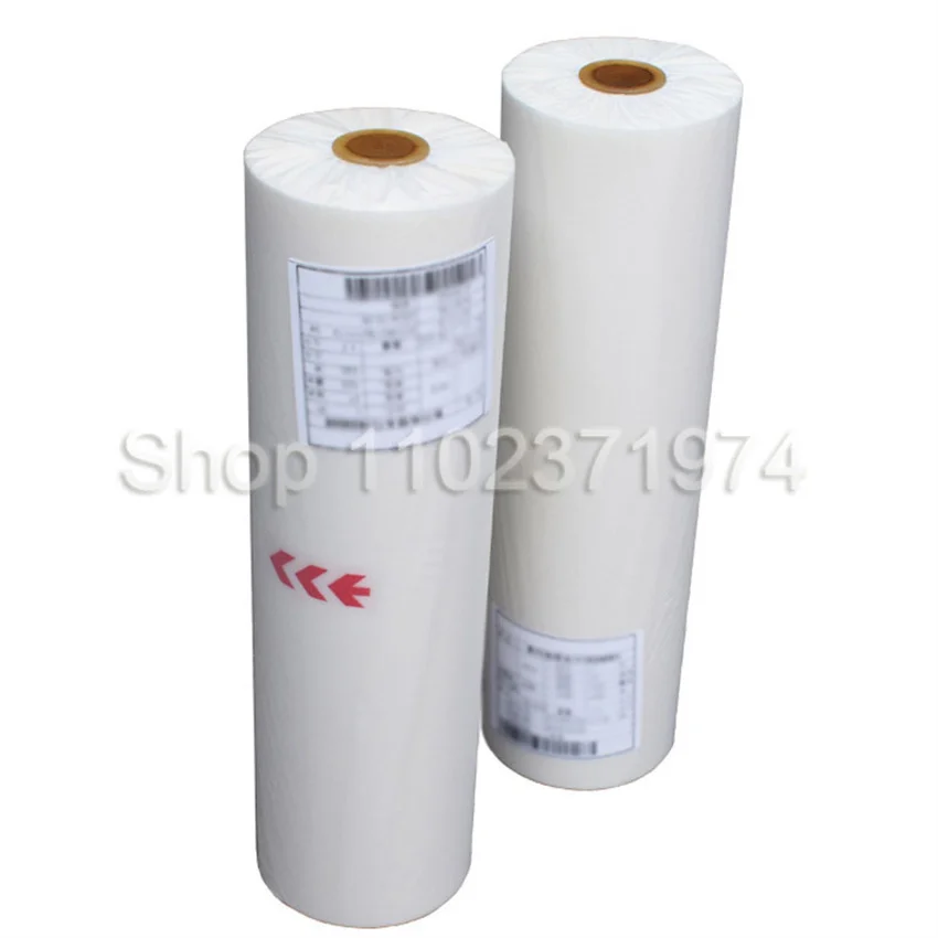 1PC 28Mic 320mmx200M Glossy/matt Core Hot Laminating Films Hot Laminating Filmfor Hot Roll Laminator 1roller film