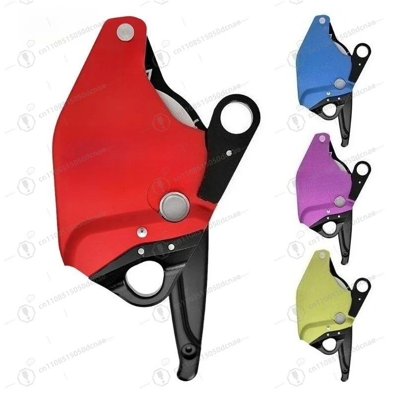 Clutch Ascent Descent Device One Way Braking Pulley Protector for Aerial Work Rope Rescue Fall Protection