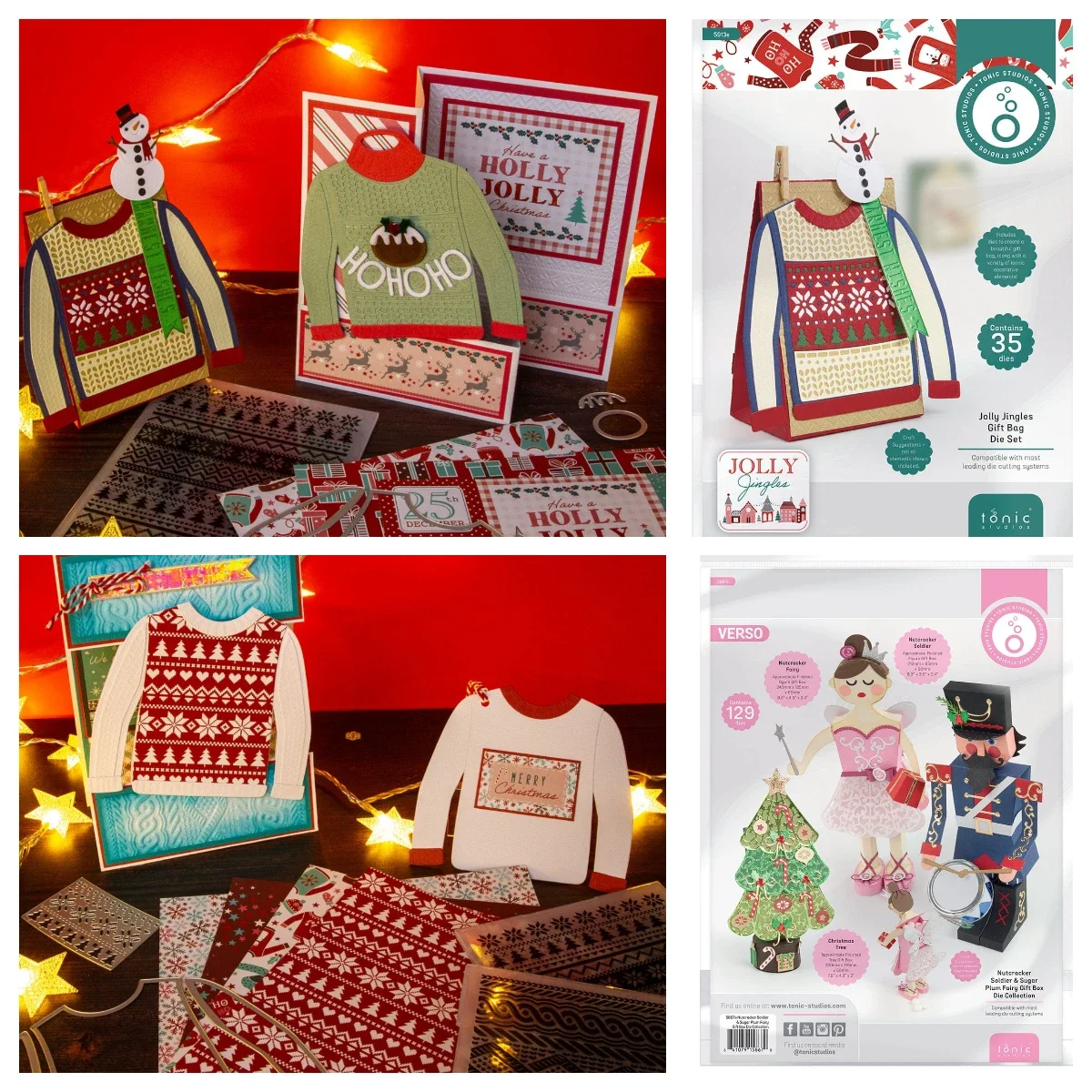 

Nutcracker Soldier & Sugar Plum Fairy Gift Box Die Metal Cutting Dies for DIY Scrapbook Album Craft Embossing Decoration New
