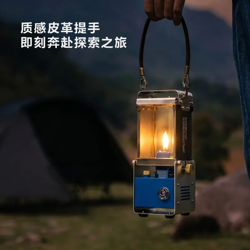 2026 new miner outdoor camping lamp portable miner lamp desktop atmosphere small viewing stove