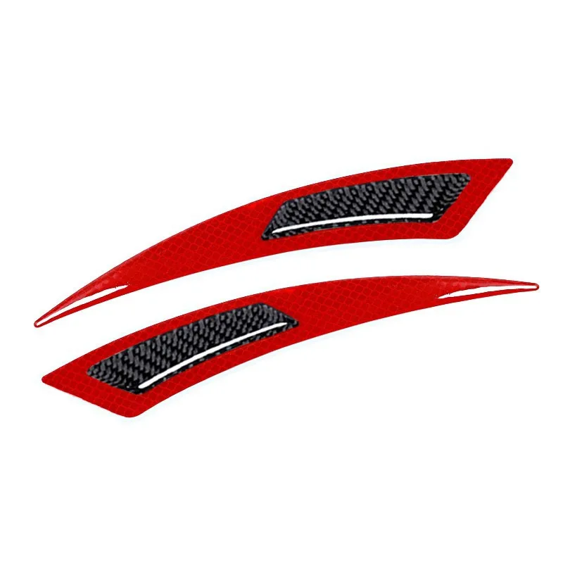 

Декоративные наклейки на колесные арки с текстурой карбона для автомобиля, защита от царапин, передние и задние защитные полосы из смолы, предотвращающие столкновения