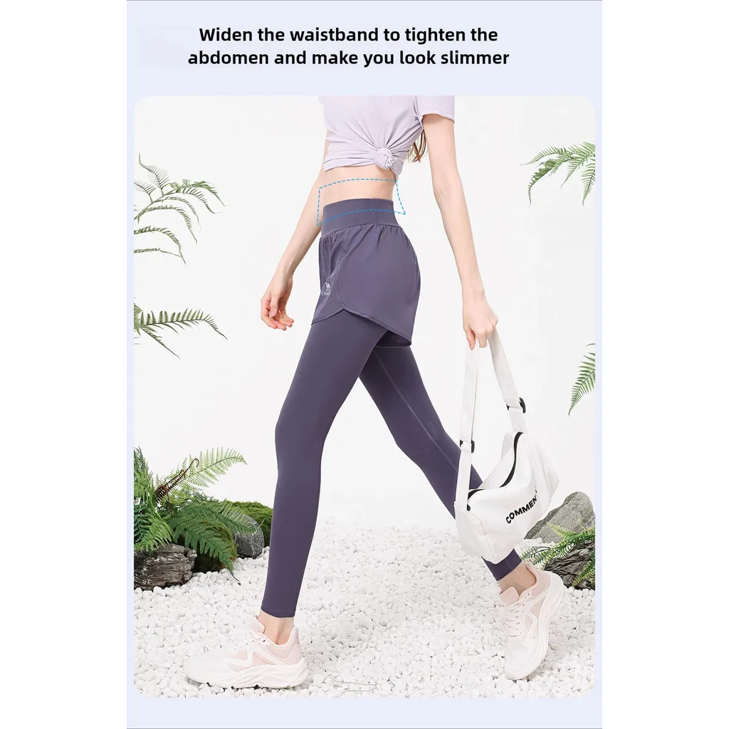 GOLDEN CAMEL 2pcs Women's Yoga Suits Running Casual Breathable Sportswear Gym Training Fitness Quick Dry Sports Shirts Pants Top
