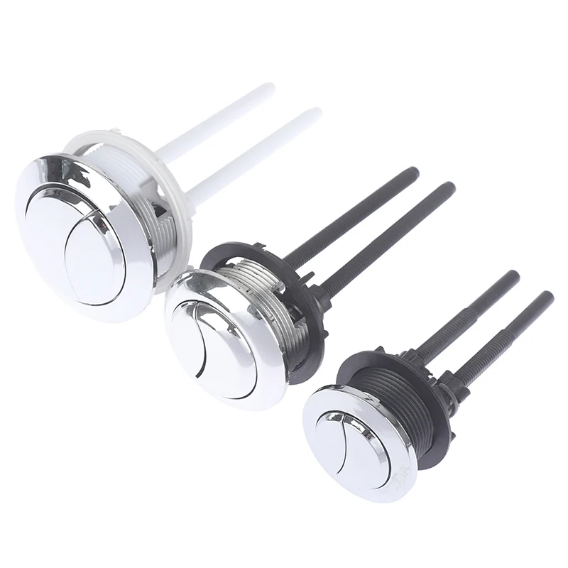 1pc duplo flush toalete tanque botão forma redonda toalete empurrar botões de descarga dupla