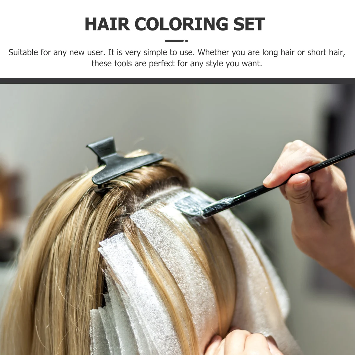 

8pcs Hair Coloring Set Dye Tools Flexible Bristles Brush Comb Bowl PP Supplies Easy Use Professional Experience Gifts