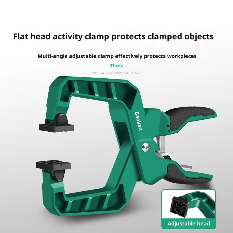 1pcs Quick Clamp Heavy Duty Locking Pliers for Terminals C Vise Table Resin Woodworking Tool Professional High-tech Grip Welding view 3