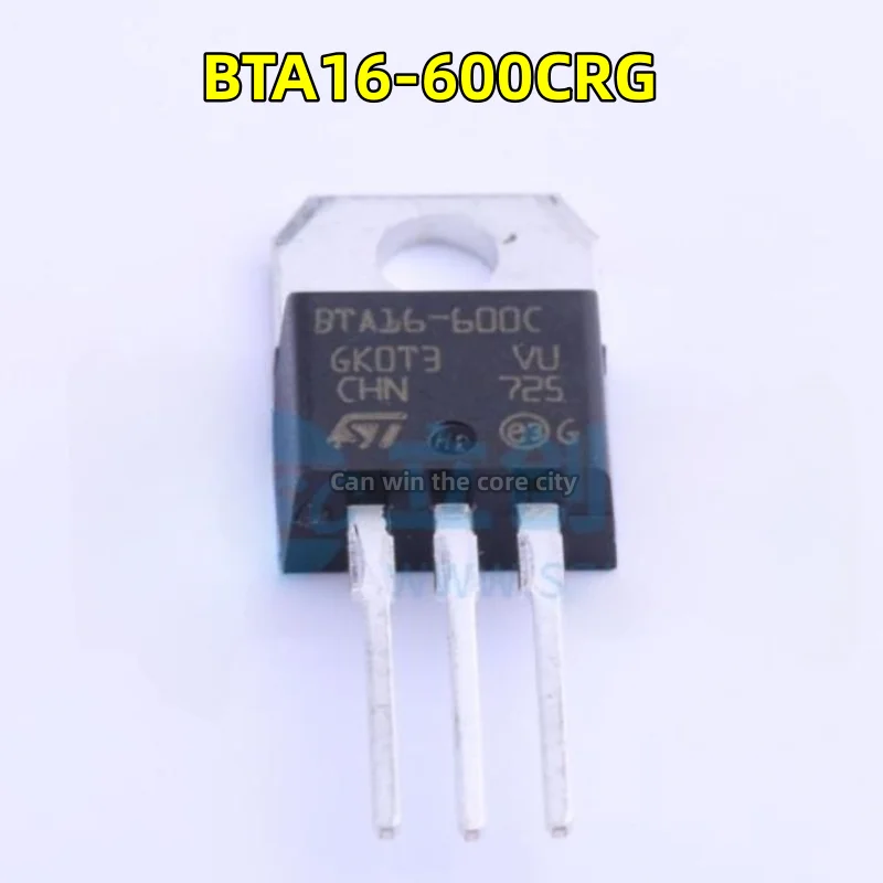 10 pieces Original BTA 16-600CRG TO-220 Screscreen BTA 16-600C thyristor (thyristors) / module