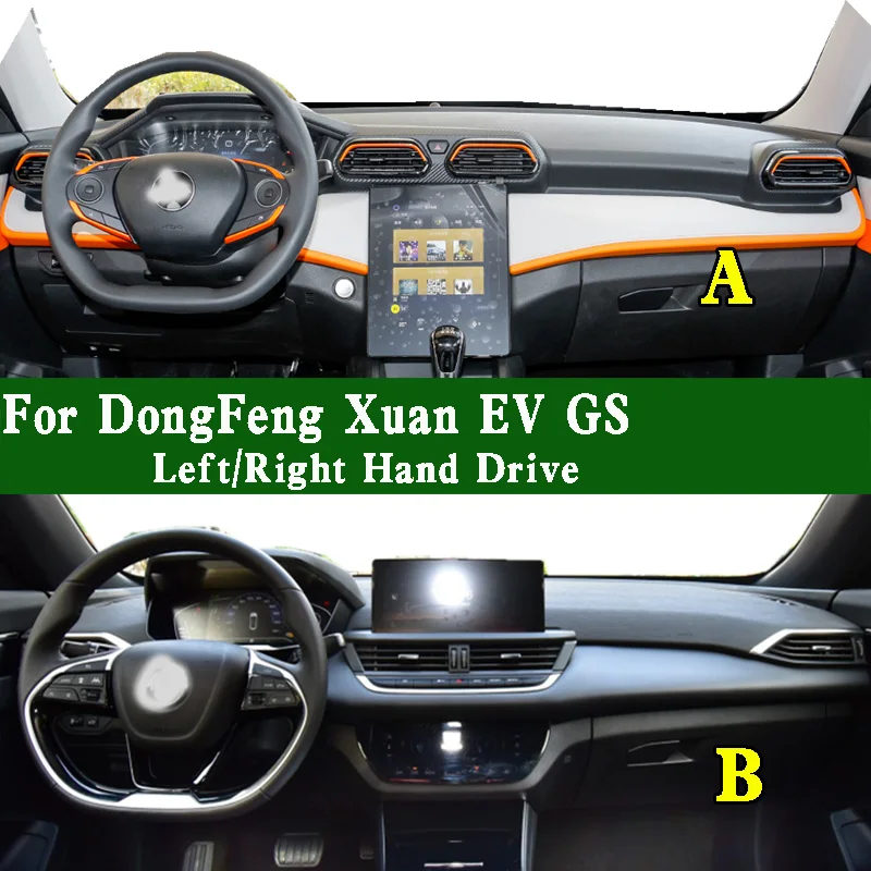 

For DongFeng Xuan EV GS Fengshen D53 Dashmat Dashboard Cover Instrument Panel Sunscreen Insulation Pad Anti-Dirt Proof