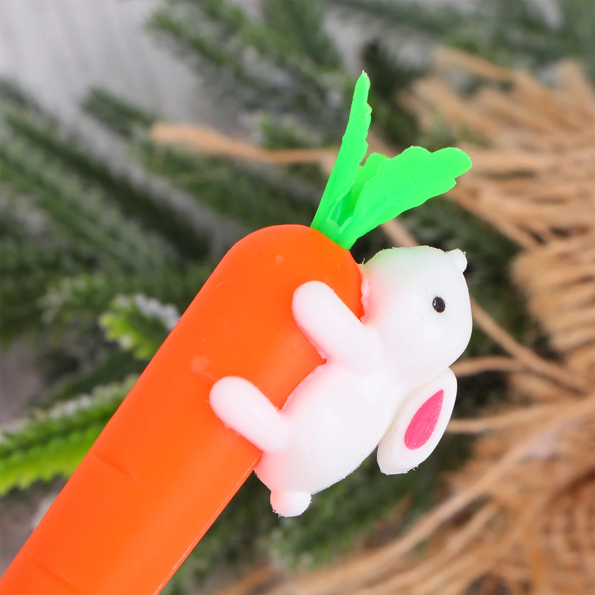 

20pcs Rabbit Tip Pen Rabbit Ballpoint Gel Pens Carrot Pens Cartoon School Office Supplies Writing Tools