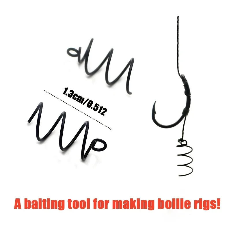 36Pcs European Carp Fishing Bait Springs Are a Small Accessory That Enhances Bait Fixation, Suitable for Various Fishing Techniques. the Spring Structure Can Firmly Hold Block Baits, Sausages, Soft Corn, and Other Baits, Making Them Less Likely to Fall Off When Cast, Especially Suitable for Long-Distance Casting and Heavy Bait Scenarios