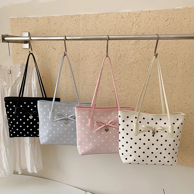 New Women's Single Shoulder Tote Bag Fashion High Quality Women's Handbag Classic Versatile Large Capacity Girls' Shopping Bag