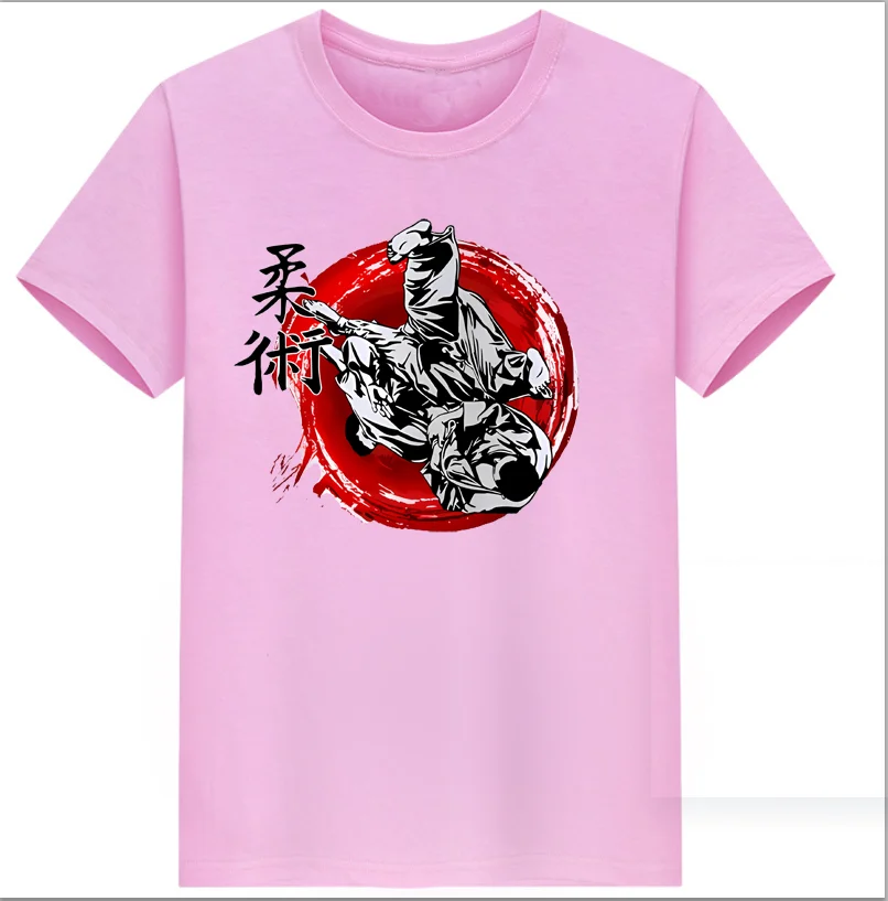 Cute Karate Taekwondo Print Baby Tops 2023 Summer Girls Clothing Toddler Fashion T Shirt Children Short Sleeves