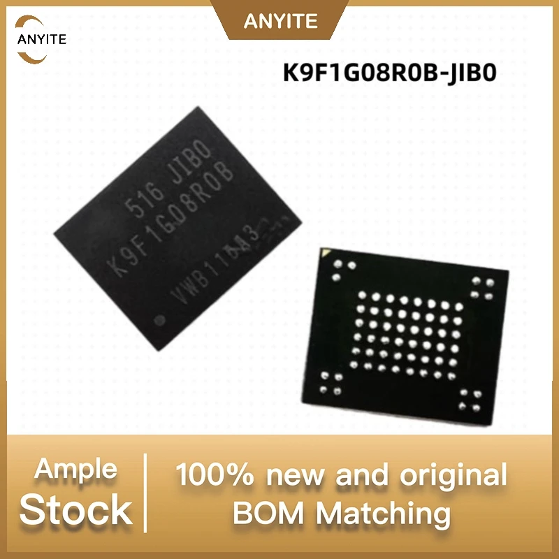 

New 10pcs/lot K9F1G08R0B-JIB0 K9F1G08R0B K9F1G08 K9F1G08ROB-JIBO BGA63