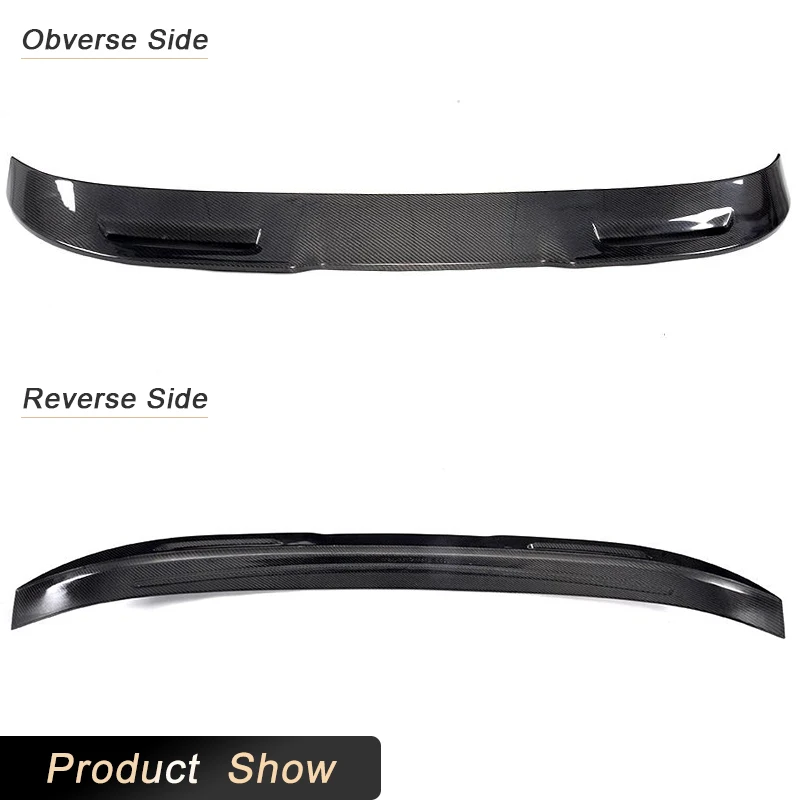 

Carbon Fiber Car Rear Roof Spoiler Window Wing Trim for Maserati Levante Sport Utility 4-Door 2016-2018 Tail Roof Spoiler Lip
