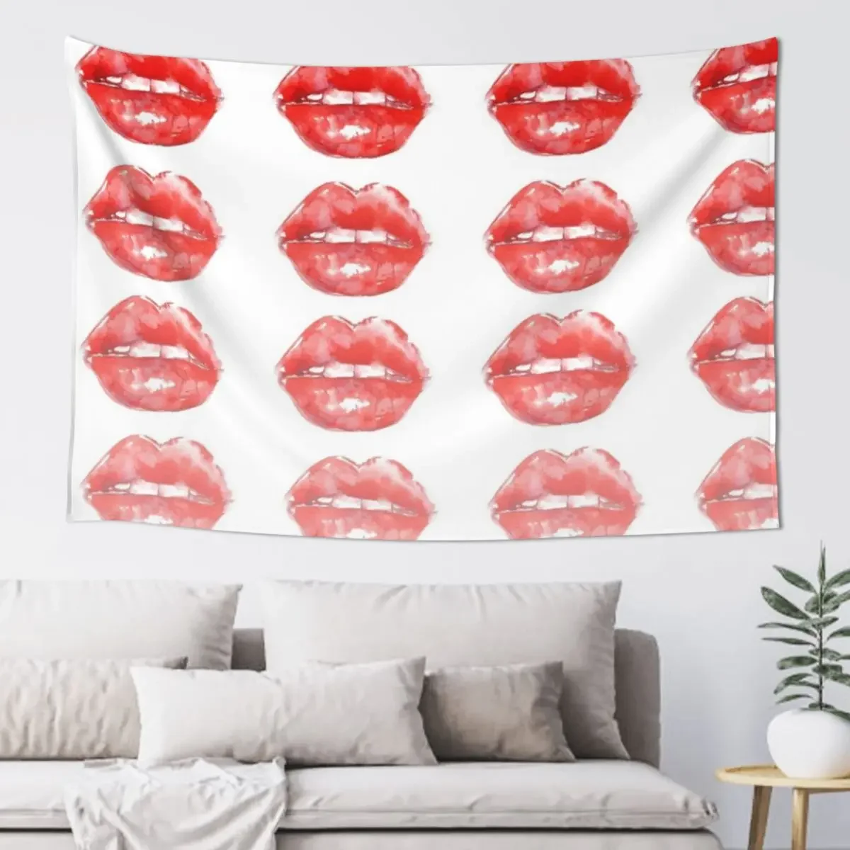 

4Lips Tapestry Wall Tapestries Room Aesthetic Tapestry