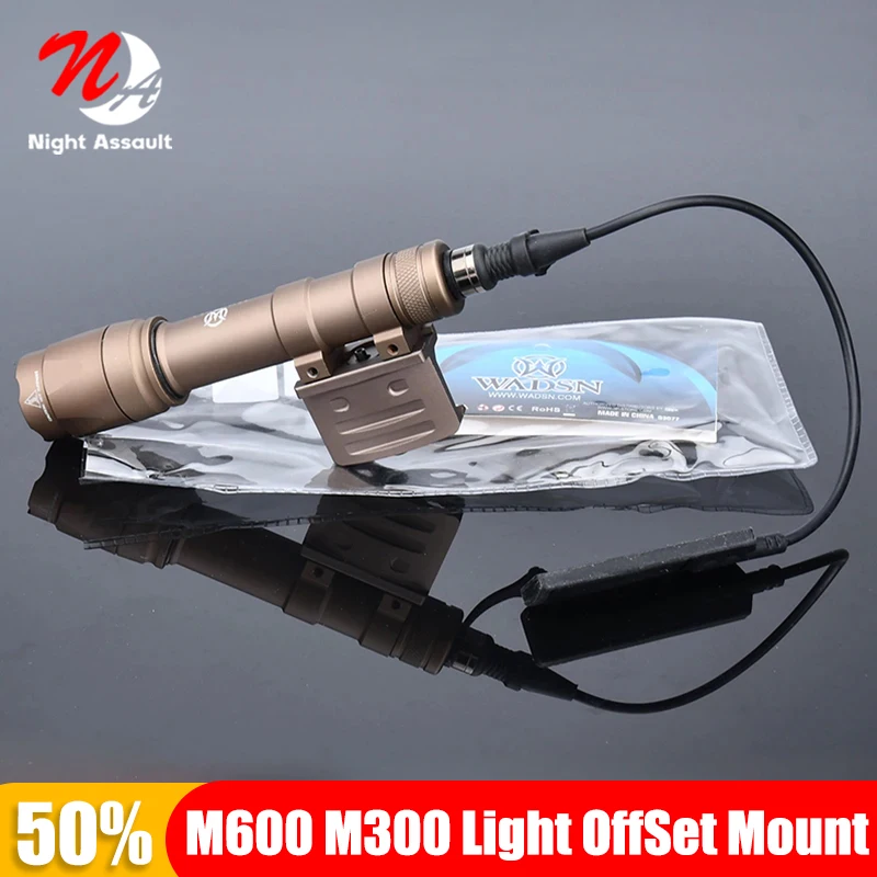 Tactical Surefir M300 M600B M600C Gun light Lanterna Rifle arma Flashlight Pistol Scout Light Torch Hunting Pictinny Rail