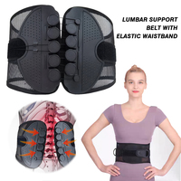 Orthopedic Waist Support with Buckle Corset Back Support Belt Breathable Mesh Lumbar Support Belt for Lower Spine Protection