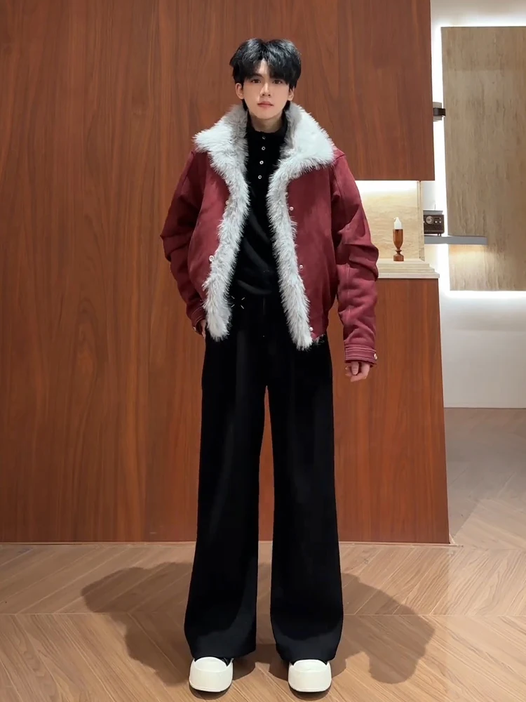 

Мужские повседневные брюки Bla Cleanfit прямого кроя с вышивкой, струящиеся, с эффектом премиум-класса, широкие повседневные брюки