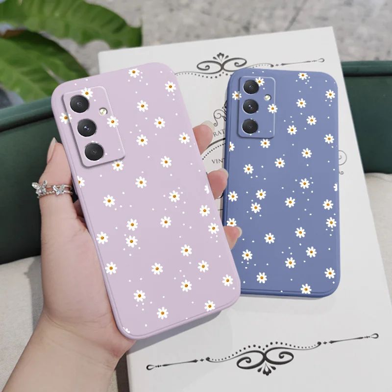 Floral Daisies Phone Case For Samsung Galaxy A56 A55 A36 A35 A26 A25 A15 A16 A17 A07 A06 A05 A54 A34 A24 A14 A04 A04S A04E 4G 5G