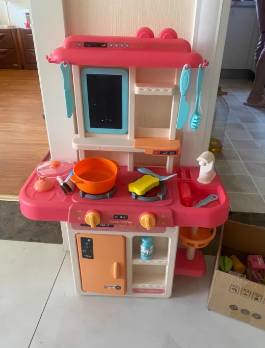 Fonction d'eau courante robinet d'eau grande taille cuisine en plastique semblant jouer jouet enfants cuisine cuisine jouet enfants bébé cadeau