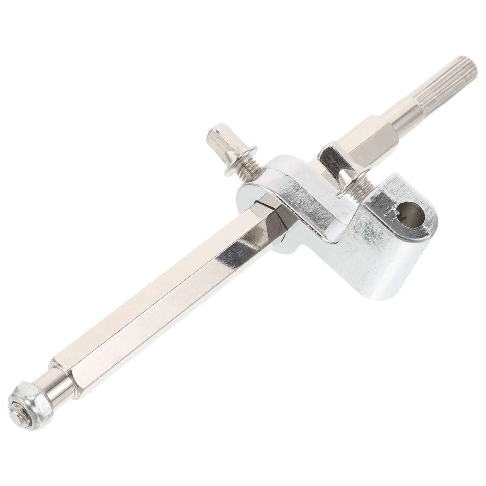 

2Pcs Double Pedal Bass Drum Pedal Beater Connector Rod Metal Drive Shaft Linkage Clip for Jazz Drum Kit Parts Accessory