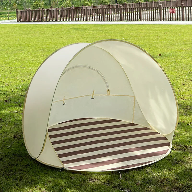 Automatic Portable Summer Outdoor Beach Picnic Tent Quick Open Waterproof Sunshade with One Bedroom
